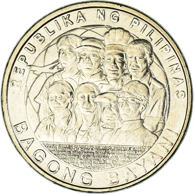 [#1149114] Coin, Philippines, 5 Piso, 2014, Bagong Bayani, MS, Copper-nickel, KM