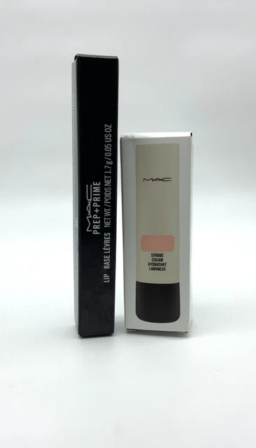 MAC Prep + Prime Lip IMPRIMER 0.05 oz + Crema Hidratante Lumineux Pinklite 0.02 OZ