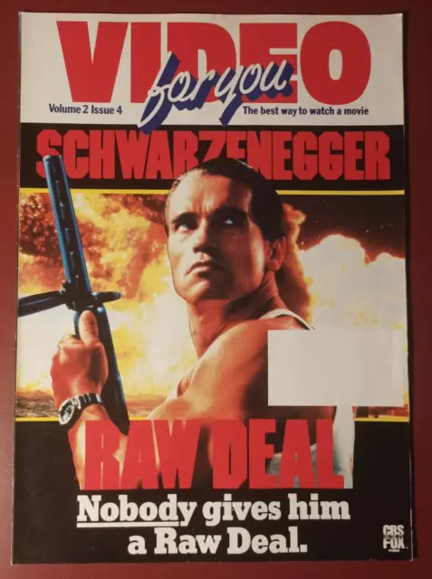 Video For You: Vol. 2, Issue 4, 1988 - UK VHS Sales Magazine / Schwarzenegger