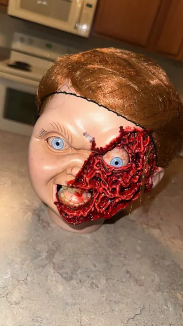 Trick Or Treat Studios ULTIMATE CHUCKY PIZZA HEAD ACCESSORY CUSTOM REHAUL