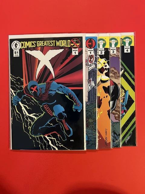 X (COMICS GREATEST WORLD) #1 1 2 3 4 1994 Dark Horse NM