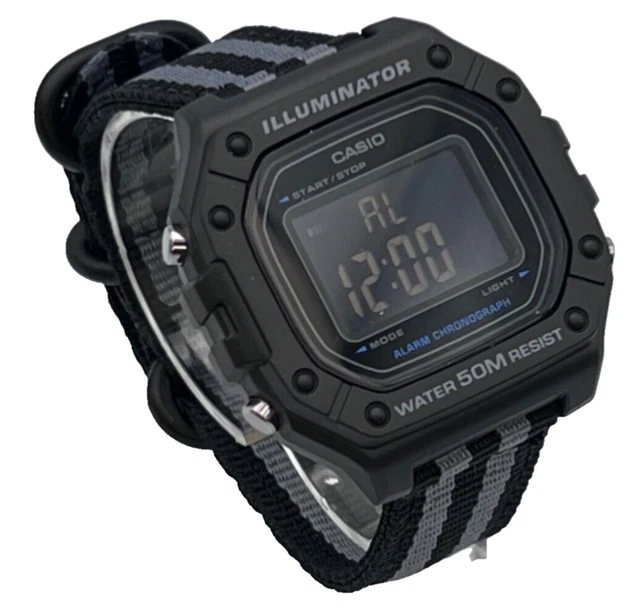 Casio W-218H-1AVCF – Orologio Digitale Uomo Quarzo Nero |
Cronometro, Retroilluminazione E Resistente All'Acqua - 4