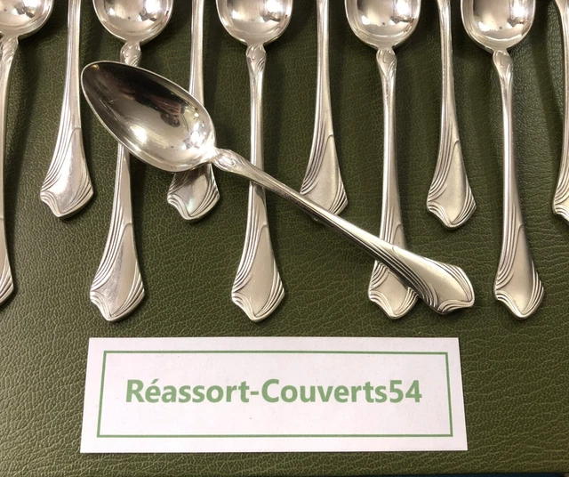 Set de 24 pièces Christofle/Alfenide modèle Pompadour métal argenté tr – Le Manège de Zébulon