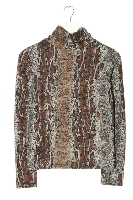 ZARA Pull-over à col roulé Dames Pull T EU 36 brun style décontracté ZARA Pull-over à col roulé Dames Pull T EU 36 brun style décontracté