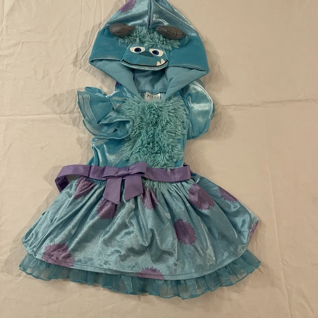 DISNEY PIXAR MONSTERS Inc Sulley Baby Girl Halloween Costume Dress 612