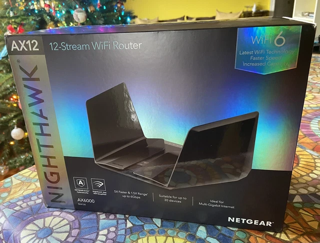 NETGEAR RAX120-100EUS Nighthawk Router AX6000