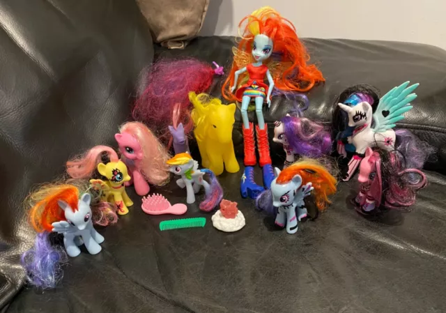 My Little Pony Bulk Lot Rainbow Dash Doll Equestria Girls Hasbro Bundle MLP