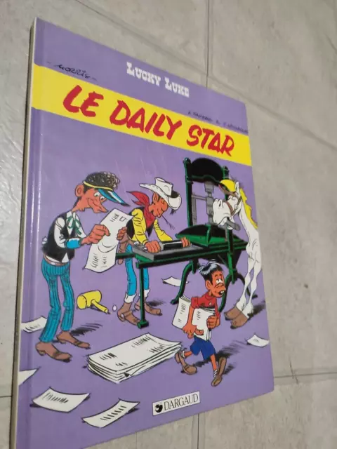 Livre Bd Lucky Luke Le Daily Star E.o 1984 Dargaud Morris Tbe