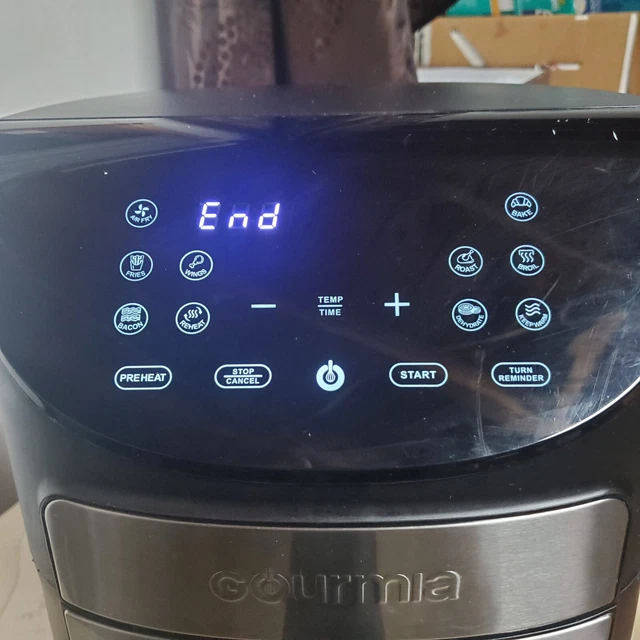 Ersatz-Grillplatte Für Gourmia 7QT Air Fryer – Antihaftbeschichtet, Spülmaschinenfest, Inkl. Reinigungstuch & Füße
