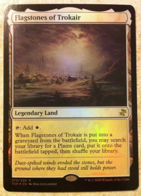 Foil Flagstones of Trokair - Time Spiral Remastered - MTG - NM / Pack Fresh