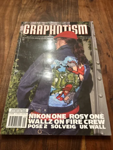 Graphotism Magazine Issue 45 International Graffiti Book ROSY ONE POSE 2