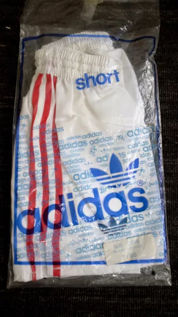 Pantaloncini vintage ADIDAS anni '80 nuovi in borsa 90/36 made in FRANCE