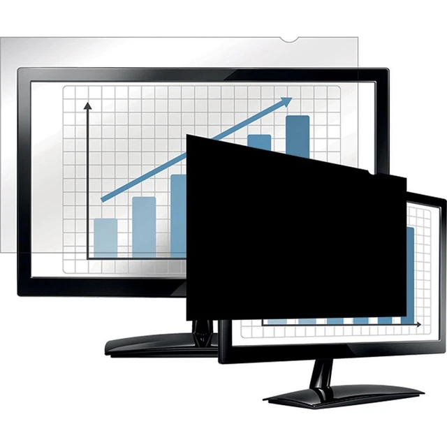 Fellowes PrivaScreen Blackout Privacy Filter, 26.0" Wide, 16:10 Aspect Ratio (48