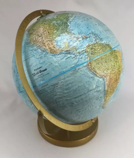 Replogle World Ocean Series 12" Globe 2 Axis Tilt Raised Relief