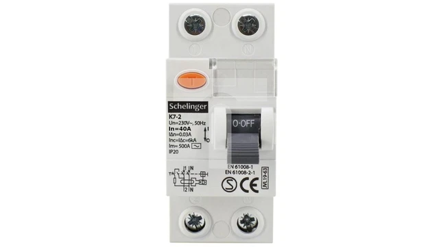 RCD 1-PHASE 2-POLE 40A 30mA type AC SCHELINGER /T1UK £24.23 - PicClick UK