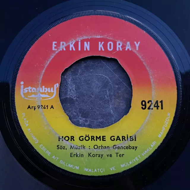 Erkin Koray - Hor Gorme Garibi / Zuleyha Turkish Anatolian Psychedelic Rock 45