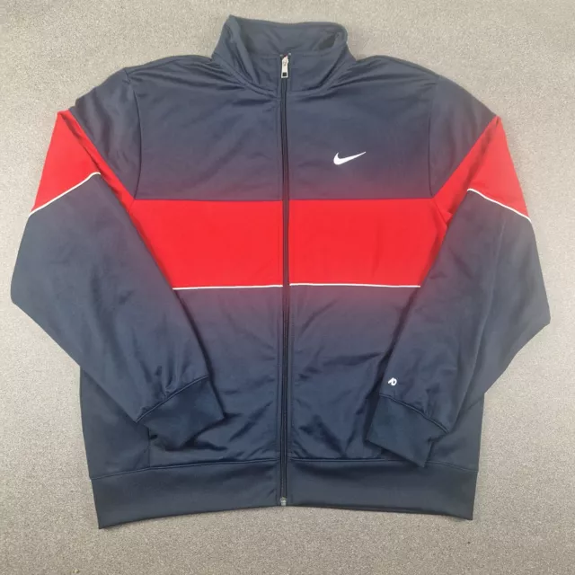 Nike Track Jacket Mens Extra Large Blue Red The Athletic Dept Tracksuit Top