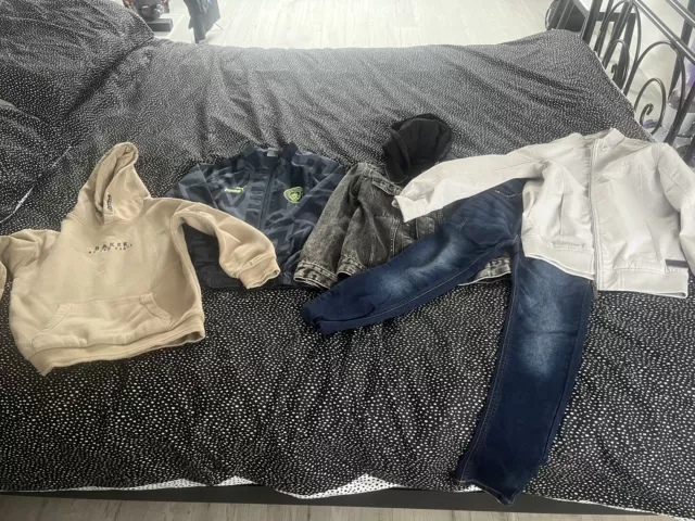 Boys Clothes Bundle age 7-8 years. Man City, River Island, Ted Baker & Next