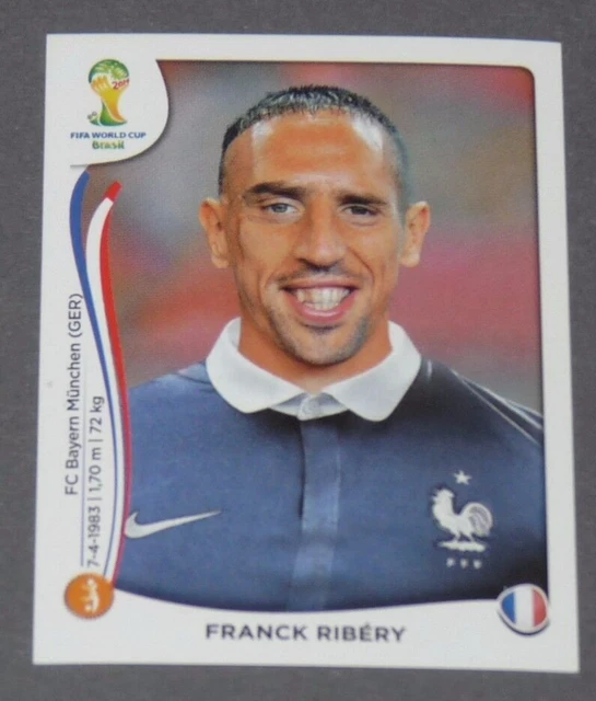 Autocollant Panini Franck Ribéry N°544 - France Foot 2007 - Neuf