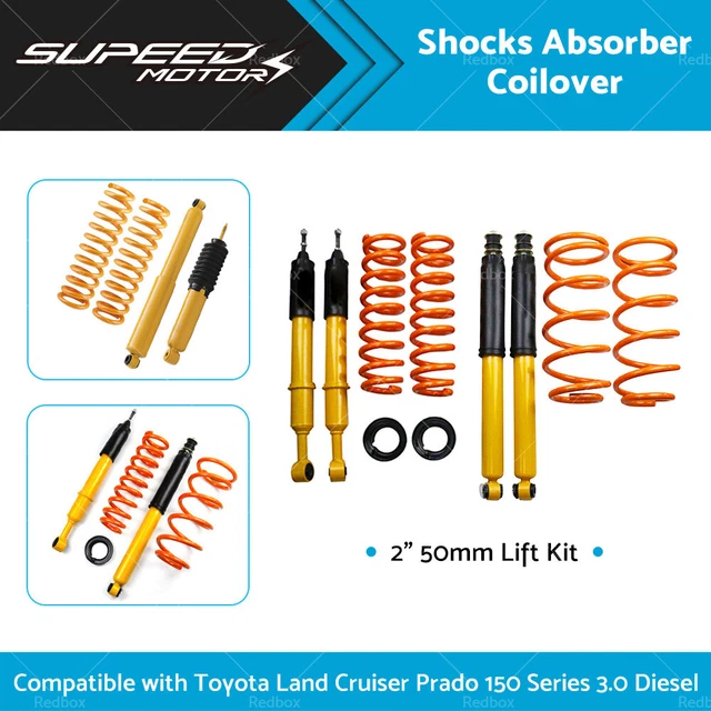 2& 50MM LIFT Kit Suitable For Toyota Land Cruiser Prado 150 Shocks ...