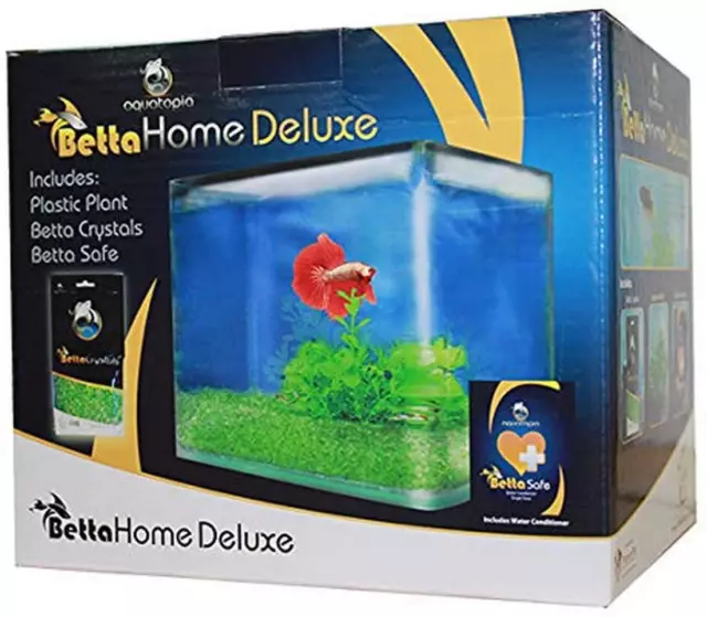 Aquatopia Betta Home Deluxe Fish Tank, 2