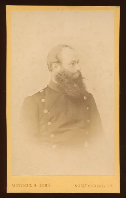 CDV - Offizier - Königsberg 1870er