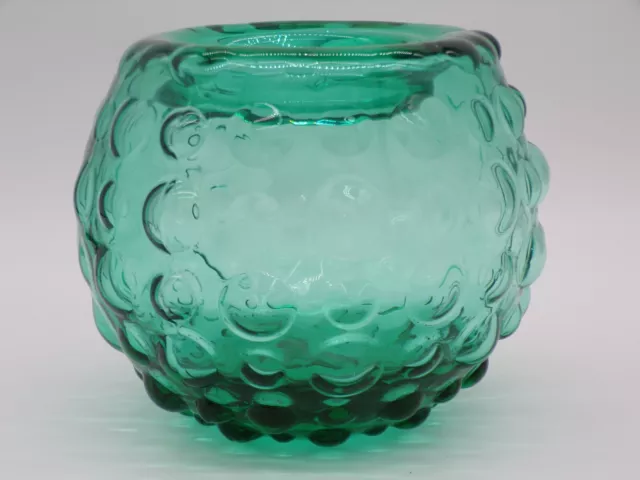 Elise Bubble Pattern Bowl Vase Green