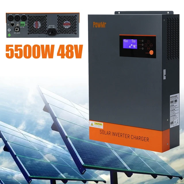 POWMR 5500W 48V Laderegler Hybrid Solar Wechselrichter MPPT Inverter ...