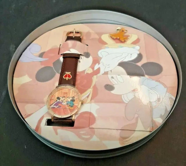 NIB Fossil Prince And Pauper 7th Series Watch Disney Collector's 3590/7500 DS107