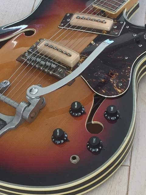 guitare KENT 820 demi caisse vintage US , MIJ Guyatone mint rare collector  