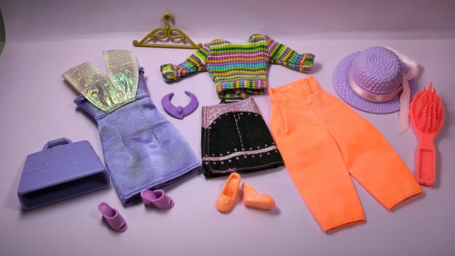 Gros Lot Vintage De Vêtements Pour Poupées Barbie, Skipper - Japon 1960-70