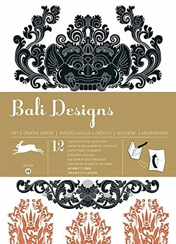 Bali Designs: Gift & Creative Paper Book Vol. 45 (Gift wrapping paper book), Pep