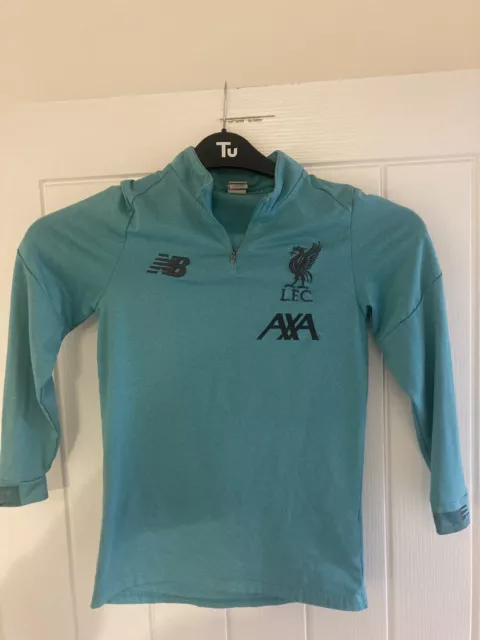 Liverpool FC New Balance 2020/21 Green Kids Training Top (7-8yrs)