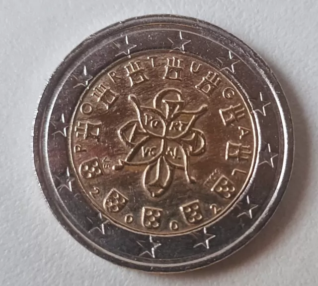 2 Euro Münze Portugal 2002 ,,Fehlprägung"