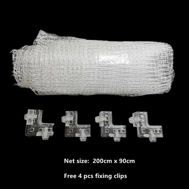 Mesh Netting Fish Tank DIY Invisible Net Clear Anti Jumping Replacement Aquarium