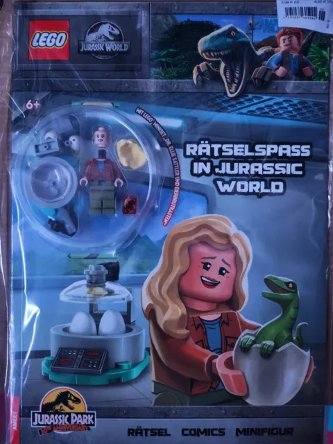 Lego Rätsel Jurassic World Nr 6 / 23 NEU, mit Minifigur