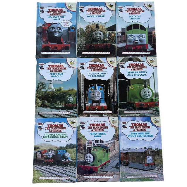 THOMAS THE TANK Engine & Friends x9 Buzz Books 90’s Vtg #2 3 4 15 21 22 ...