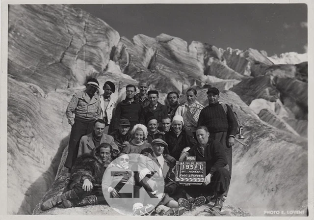 MICHELE MORGAN The Law of the North FEYDER Mountain Snow Shooting CLAP Photo 1939