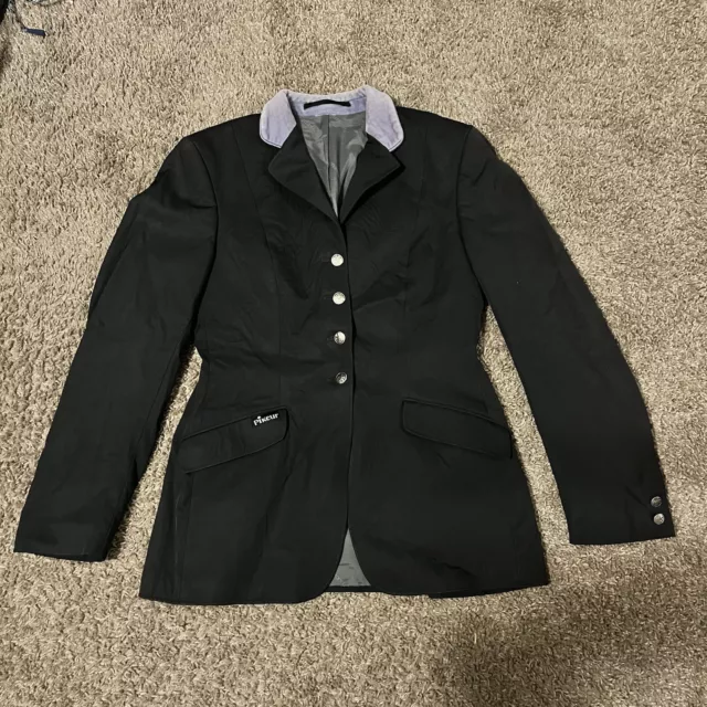 Women's Dark Grey Pikeur Horseback Riding Show Coat