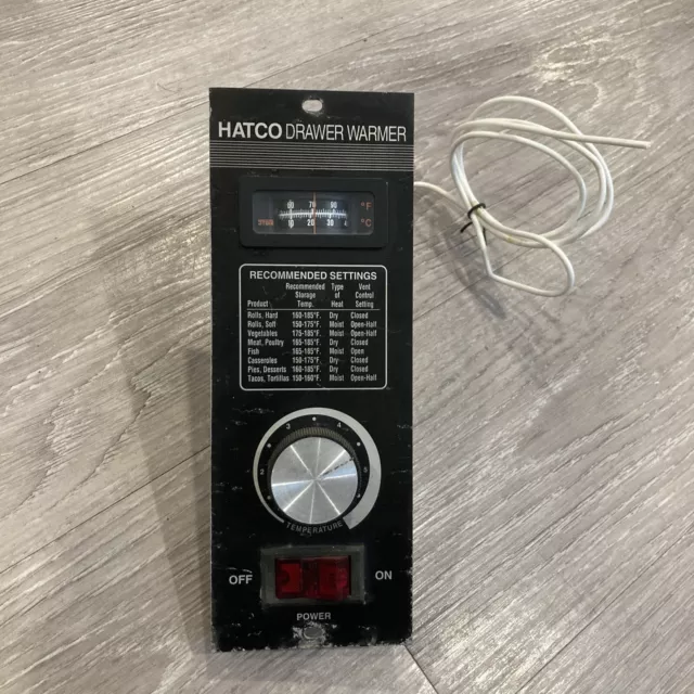 Hatco HDW Single Freestanding Drawer Warmer 120V 450W 1 Phase Control Panel Only