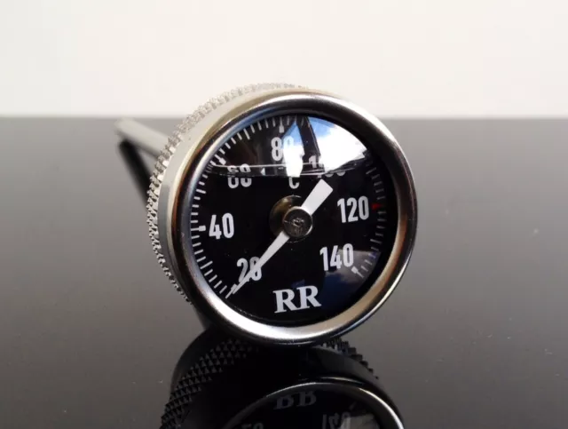 "RR"-ÖLTHERMOMETER für BMW 2 Ventiler, R 45 65 75 80 100 Oil Temperature Gauge