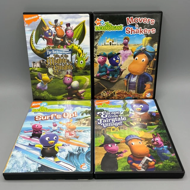 Lot of 4 The Backyardigans Nickelodeon Nick Jr Children/Family DVD Bundle