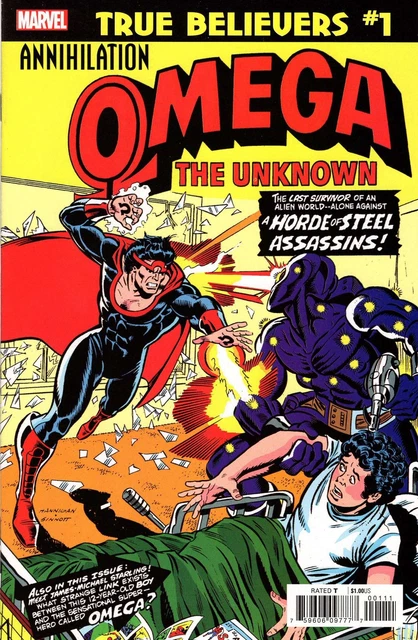 True Believers: Annihilation-Omega the Unknown #1 VF/NM; Marvel | we combine shi