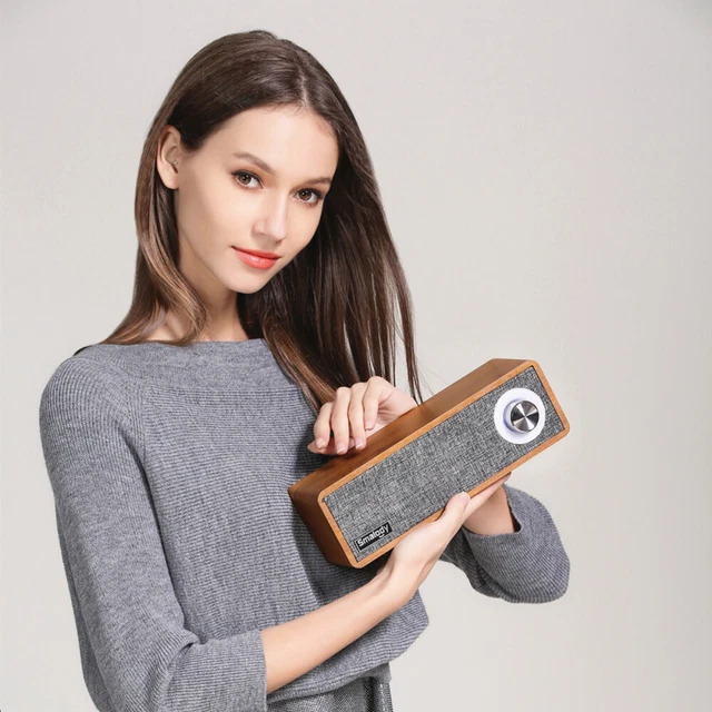 Speakers Wireless Speakers Wireless Speakers Portable Wireless Speaker Wooden 2