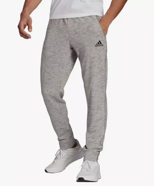 adidas Mens Grey M Mel PT Bottoms Pants Training Fitness GK8975 - RRP £59 (AD11)