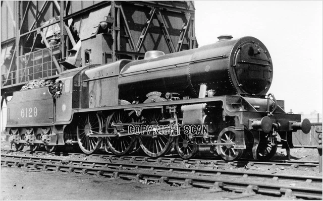 RAILWAY STEAM PHOTO: 6129 ‘COMET’ LMS JUBE @ CREWE £2.99 - PicClick UK