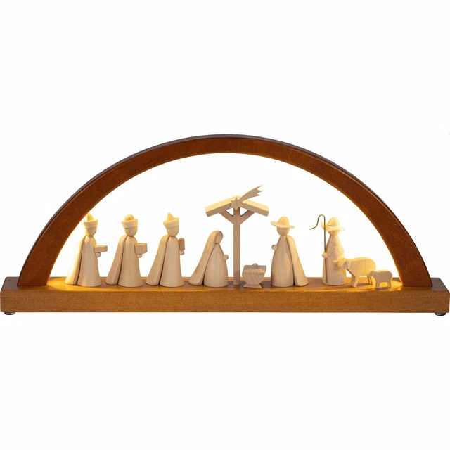 Arc de lumière LED scène de la Nativité, longueur 40 cm, naturel.. RG 01090 neuf