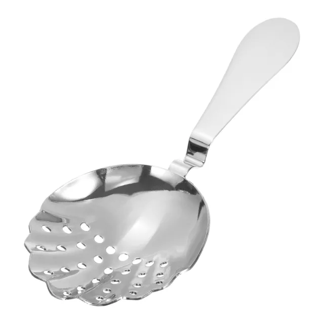 Julep Strainer, 1pcs - Stainless Steel Cocktail Strainer (Silver, 155mm)
