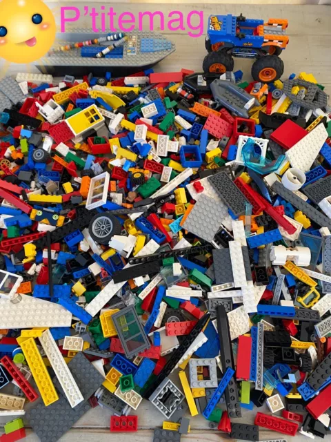 LEGO® en vrac. Grand lot de blocs, briques, pièces et pièces. LEGO  Creativity Pack Legos authentiques 0,5 kg -  France