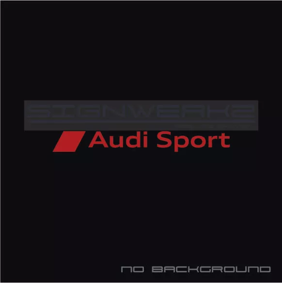 AUDI SPORT STICKER decal A4 S4 S3 TT R8 A6 Q5 Q7 2 colors RS old